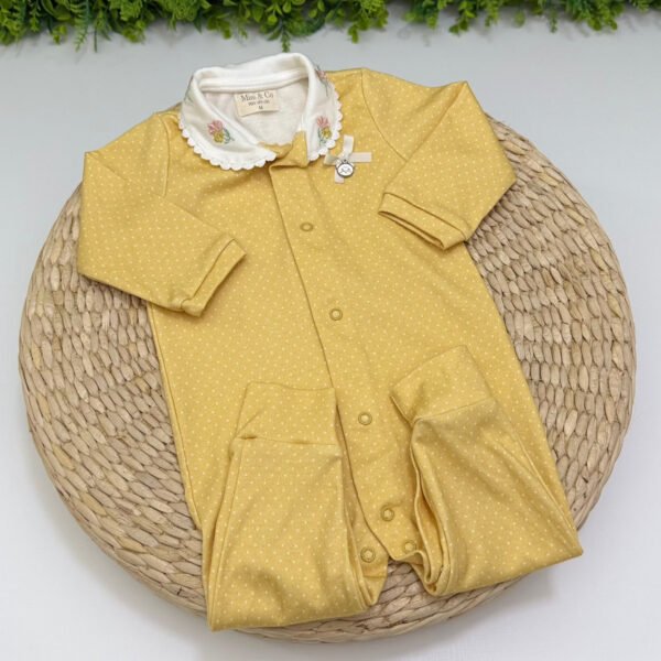 Macacão Mini & CO® Amarelo Poá — imagem 2