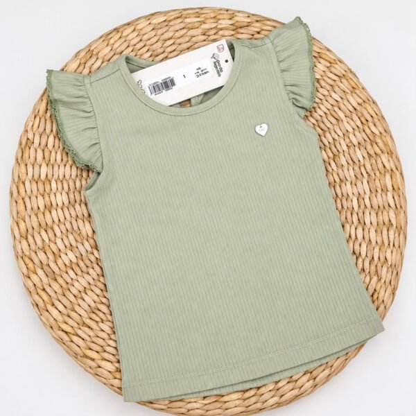 Blusa Infantil Feminina Verde Claro — imagem 3
