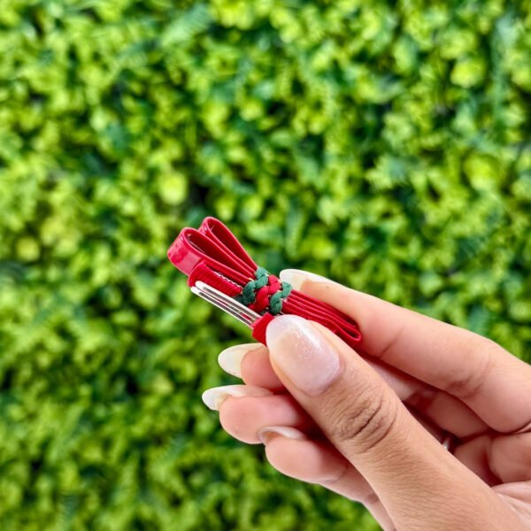 Presilha de Cabelo Infantil Vermelha — imagem 2