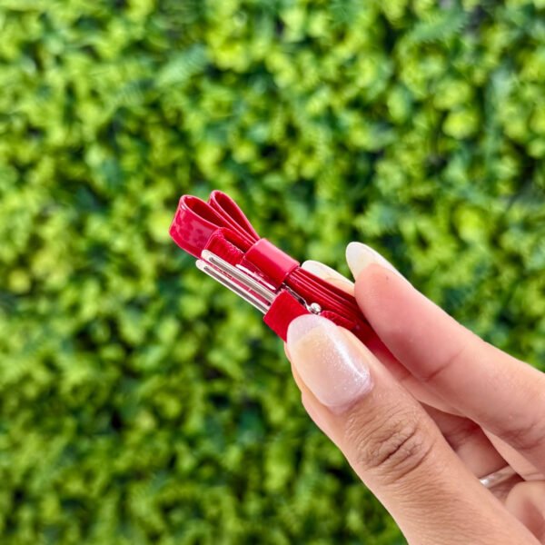 Presilha Infantil de Laço Vermelho — imagem 2