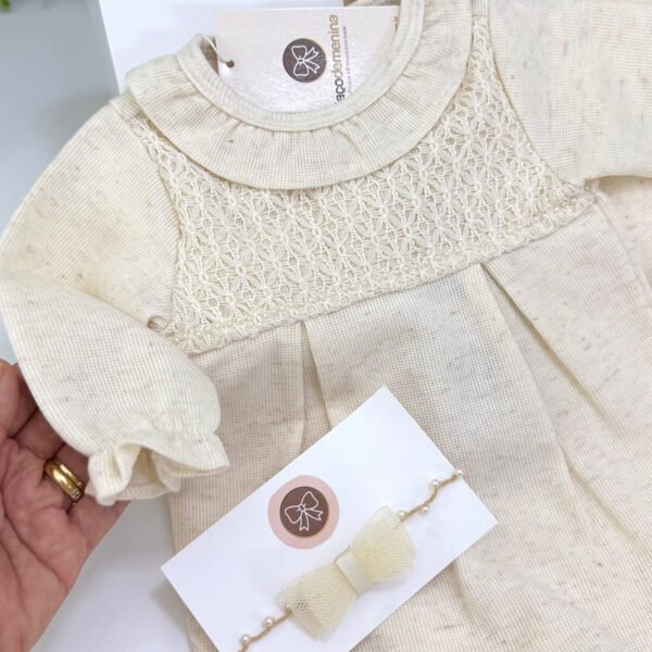 Saída Maternidade Bela Off-White — imagem 3