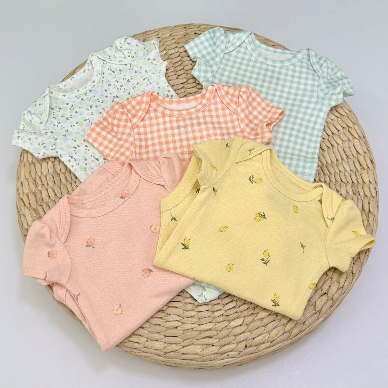 Kit Body Bebê  Verão Carters® - 5 Peças